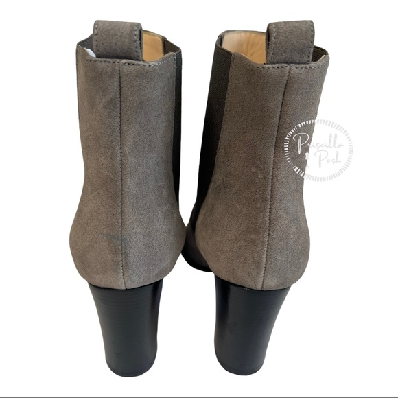 Christian Louboutin Crosta Verabotta 85 Chelsea Boots Grey Black Ankle Booties - Picture 4 of 11